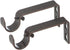 Ivilon Fixed Brackets for Curtain Rods - Set of 2 for 7/8 or 1 Inch Rods, Oil Rubbed Bronze