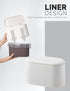 Mini Trash Can with Lid, Removable Small Garbage Can for Bathroom, Office, Kitchen, Countertop Wastebasket