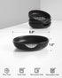 LE TAUCI Spoon Rest for Kitchen Counter, 5 Inches Ceramic Utensil Holder for Stove Top, Farmhouse Kitchen Decor, Set of