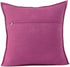 Eyes of India Handmade Boho Throw Pillow Cover with Mirrors, Burgundy, 24" x 24", Decorative Cushion Case for Sofa
