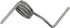 CHENJIN DA61-08314B Refrigerator Divider Door Spring 2PCS Replacement Part for DA61-03230B