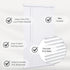 LOTUS & WINDOWARE Cordless Mini Blind - 1" Vinyl Slats, 22" Wide x 64" Long, White