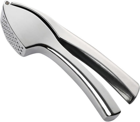 IMKRC Heavy Duty Garlic Press, Zinc Alloy Garlic Crusher & Mincer, Easy Squeeze Garlic Press Tool with Ergonomic