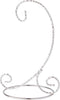 Bard's Twisted Silver Ornament Stand, Small, 7" H x 5.125" W x 5.125" D, Pack of 3