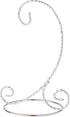 Bard's Twisted Silver Ornament Stand, Small, 7" H x 5.125" W x 5.125" D, Pack of 3