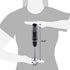 Elite Gourmet Immersion Hand Blender 500 Watts, 2 Speed Mixing, Stainless Steel Blades, Black