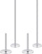 4 Pieces Stainless Steel Cake Heating Core, 6 Inch and 2 Inch Silver Heating Rod for Cake Baking Supplies