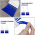 Boao 16 Pcs Air Conditioner Condenser Cleaning Brush Refrigerator Coil Brush HVAC Coil Cleaner Brush Small Plastic Whisk Brush (Blue) by Boao