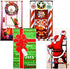 4 Pack Christmas Bathroom and Front Door Holiday Decorations and Covers for Festive Decor