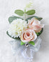 MOJUN Wedding Bridal Wrist Flower Corsage - Pack of 4 Hand Flower for Wedding Planner