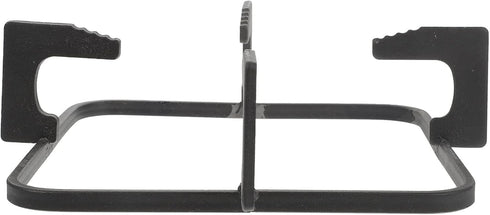 Luxshiny Iron Wok Support, Stove Trivets Wok Burner Rack, Square Gas Oven Accessories
