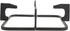 Luxshiny Iron Wok Support, Stove Trivets Wok Burner Rack, Square Gas Oven Accessories