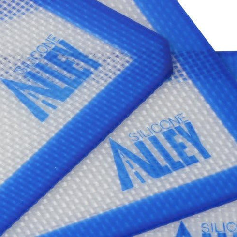 3 Non-stick Blue Silicone Mat Pads, Small Rectangle 5 x 4 Inch