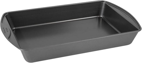 Baker's Secret Nonstick Roaster Pan, 13"x9", Carbon Steel Oven Roasting Pan with Premium Coating
