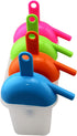 4 Pack Ice Lolly Popsicle Molds with Straw BPA Free Freezer Pop Mold Maker for Juice Yogurt Fruit Kids