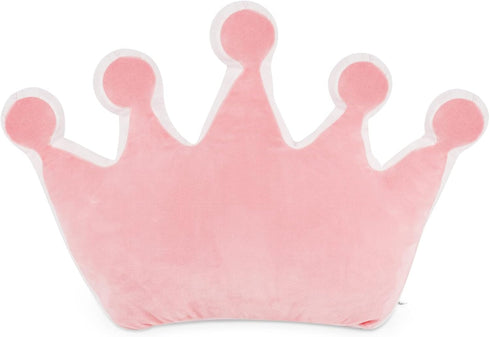 Crown Shaped Throw Pillows, Fluffy Decorative Pillows Soft for Girls Boys in