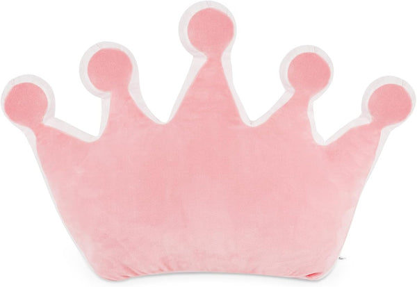 Crown Shaped Throw Pillows, Fluffy Decorative Pillows Soft for Girls Boys in