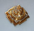 Sri Yantra, Meru Yantra, Sri Chakra in Brass Size 2" Inch - 3D, Spiritual Powers, Vaastu Dosh, Prosperity