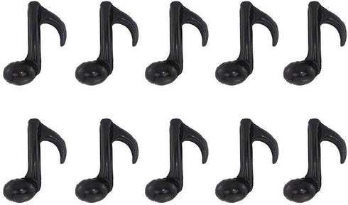 20pcs Music Note Balloons, Mylar Foil Party Balloons for Music Themed Birthday, Concert, Band, Bar Decorations (Black)