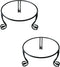 iLTreFlo 2 Pack Metal Gazing Ball Stand for 10 or 12 Inch Outdoor