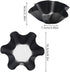 EKDJKK Taco Salad Bowl Maker Molds, 4 Packs Non Stick Carbon Steel Baking Bowls Tortilla Bowl Maker Shell Pans Taco Shell Maker, 16.5x7.5x6cm by EKDJKK