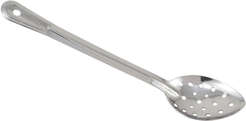 Winco Stainless Steel Basting Spoon, Perforated, 15", 1.2mm
