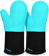 sungwoo Extra Long Silicone Oven Mitts, Heat Resistant Gloves with Non-Slip Grip for BBQ, Baking & Cooking