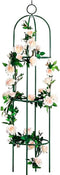 LeJoy Garden Tower Obelisk Garden Trellis 100% Metal 6.3 Feet Tall Plant Support for