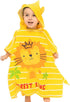 Gneliwm Kids Hooded Beach Towel Poncho Children Bath Towel Wrap Cotton Animal Pattern