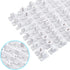 Pack of 72 Alphabet Number Letter Cookie Stamp Set, Biscuit Fondant Decorating Baking Impress Mould