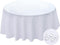 BYDOLL Table Cloth Round 60 Inch Tablecloth Fits Max50 Inch Diameter Top,White