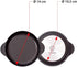 Mini Round Eared Tapas Dish, Aluminium, ø 16cm, Dark Grey