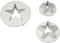 PME Star Cutter Set of 3, Standard, White