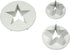 PME Star Cutter Set of 3, Standard, White