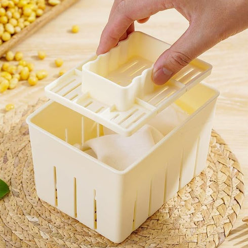 EDOBLUE Enthusiasts(2pcs) Tofu & Cheese Press Kit - Premium Mold & Presser for Homemade Tofu & Cheese Making