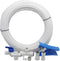 Refrigerator Water Line Kit, iRuiZhe Ice Maker Water Line with 1/4" OD 39.4ft Tube and Quick Connect Fittings