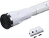 White Tension Curtain Rod No Drill, 42 to 72 Inch Adjustable Heavy Duty Black Shower Curtain Rod