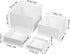 KCGANI 5 White Acrylic Cube Cupcake Dessert Display Stands, Sides Nesting Risers Boxes, Square Acrylic Table Decorate