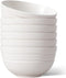 Set of 6 Unbreakable Cereal Bowls, 25 OZ Wheat Straw, Microwave and Dishwasher Safe, Eco-Friendly Beige Bowls