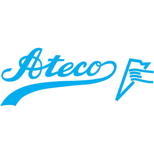 Ateco Standard Plastic Couplers for Cake Decorating Tubes and Bags, Set of 4, White