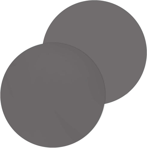 12" Silicone Microwave Multi-Mat, Non-Stick Heat Resistant Oven Mat - 2 Pack in Gray