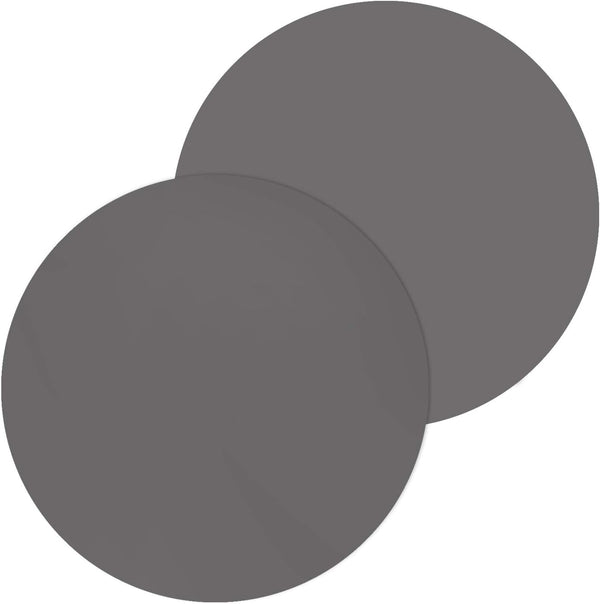 12" Silicone Microwave Multi-Mat, Non-Stick Heat Resistant Oven Mat - 2 Pack in Gray