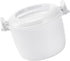 Microwave Rice Cooker and Food Storage Bowl with Lid, Microwave Rice Cooking and Steamer Basket