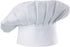Hyzrz Chef Apron Hat Set - Adjustable Kitchen Apron with Butcher Hat for Men and Women, Father's Gift in White