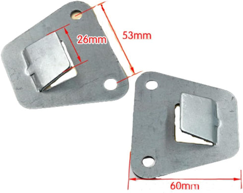 Wall Mounting Fan Bracket, Oscillating Supports Rack for Wall Fans, Hidden Holder Brackets, Support Hook Kit (1 Pack)
