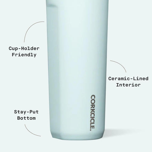 Commuter 18 360 17 oz Corkcicle Cup Travel Mug - Insulated Coffee Mug with Lid - Keeps Drinks Cold Hours - Spill-Proof