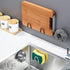 ESINAM 2Pcs Premium Rustproof & Waterproof Sponge Holders for Kitchen Sink, Strong Adhesive Small Caddy