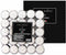 COCODOR Scented Tealight Candles, Winter Jasmine, 25 Pack, 4-5 Hour Burn Time, Made in Italy, Cotton Wick Home Deco