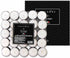 COCODOR Scented Tealight Candles, Winter Jasmine, 25 Pack, 4-5 Hour Burn Time, Made in Italy, Cotton Wick Home Deco