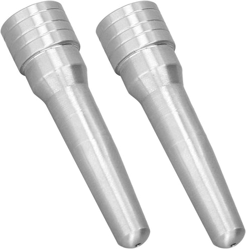 2Pcs Stainless Steel Coffee Machine Steam Nozzle, Suitable for Home Kitchen Cafe Milk Foam